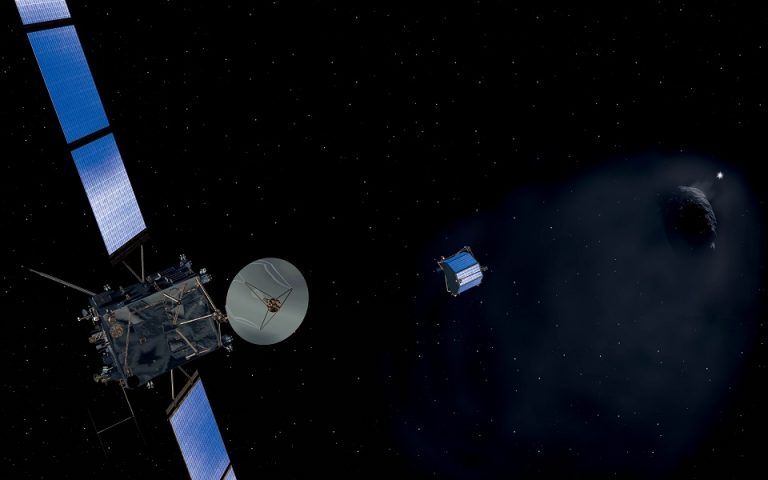 «Ξυπνάει» το διαστημόπλοιο Rosetta της ESA, βάζοντας πλώρη για τον κομήτη 67P (vd.)