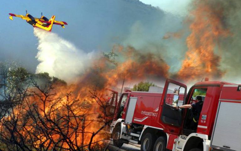 Υπό έλεγχο η πυρκαγιά κοντά στον Κρόκο Κοζάνης