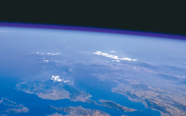 Η εικόνα της Ελλάδας με τον φακό στο Διάστημα