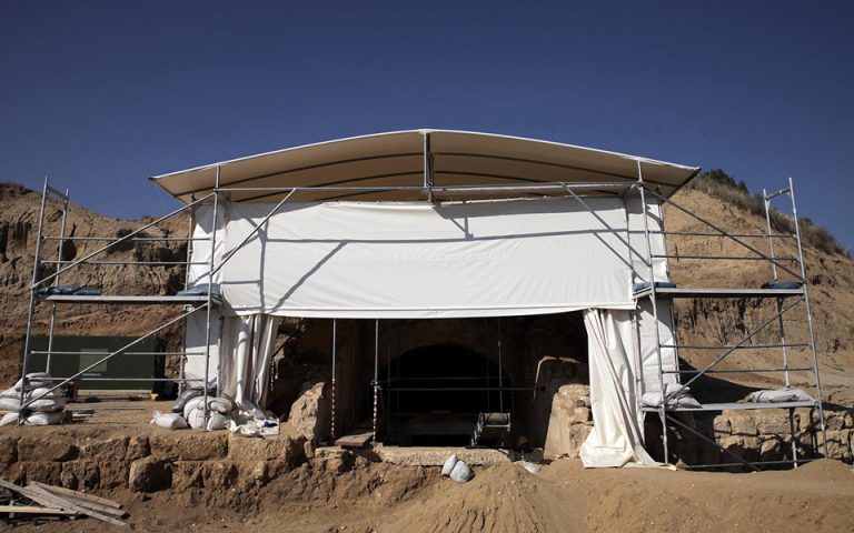 Ενίσχυση της αστυνομικής φρούρησης στις ανασκαφές της Αμφίπολης