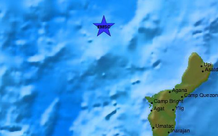 Σεισμός 7,1 Ρίχτερ στα ανοιχτά του νησιού Γκουάμ στον Ειρηνικό