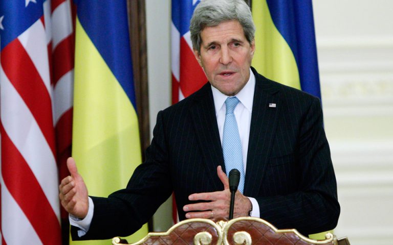 Τζ. Κέρι: Η Ουάσινγκτον «δεν επιδιώκει τη σύγκρουση» με τη Μόσχα όσον αφορά  την Ουκρανία