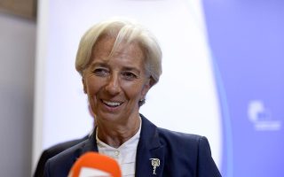 Η επικεφαλής του ΔΝΤ, Κριστίν Λαγκάρντ