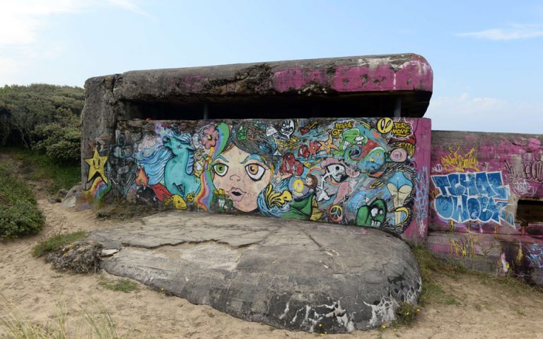 Καμβάς γκράφιτι το Τείχος του Ατλαντικού