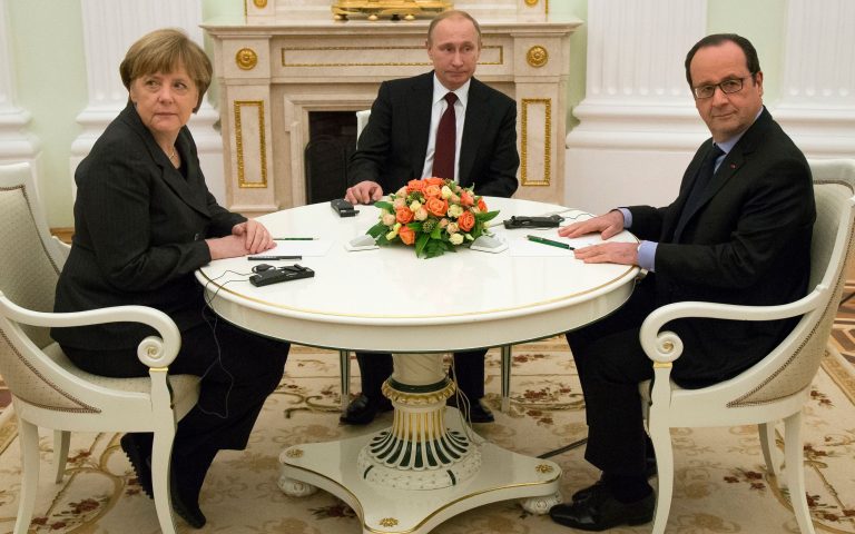 Συνάντηση Πούτιν-Μέρκελ-Ολάντ στο περιθώριο της G20 για την Ουκρανία τον Σεπτέμβριο