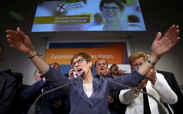 Πρωθυπουργός Ζάαρλαντ: «Μήνυμα κατά του συνασπισμού SPD-Die Linke η νίκη του CDU»