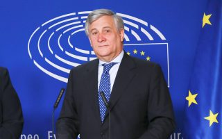 O πρόεδρος του Ευρωπαϊκού Κοινοβουλίου Αντόνιο Ταγιάνι.