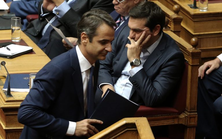 Δημοσκόπηση ΠΑΜΑΚ: Ανοίγει η «ψαλίδα» μεταξύ ΝΔ – ΣΥΡΙΖΑ, στον απόηχο της συμφωνίας