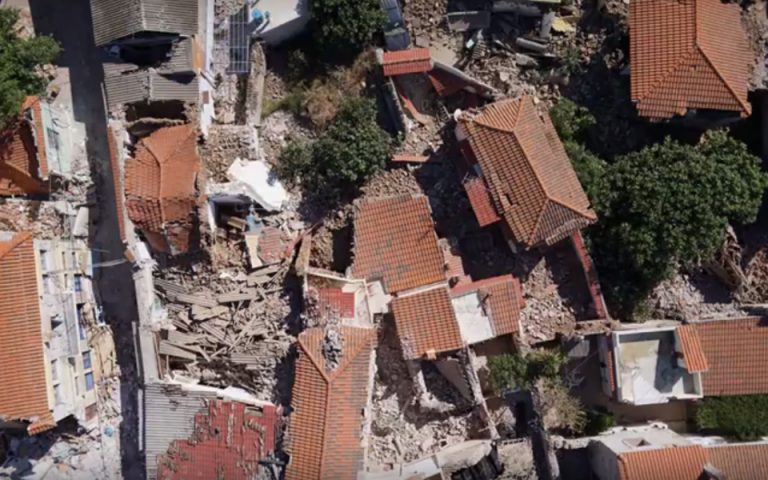 Τρισδιάστατη χαρτογράφηση των ζημιών από τον σεισμό στη Λέσβο
