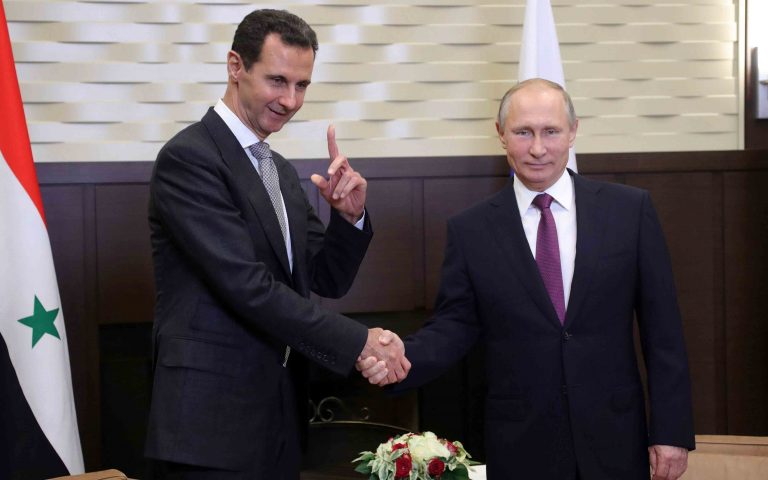 Κρεμλίνο: Ο Πούτιν συγχαίρει τον Ασαντ για τον αγώνα κατά της τρομοκρατίας
