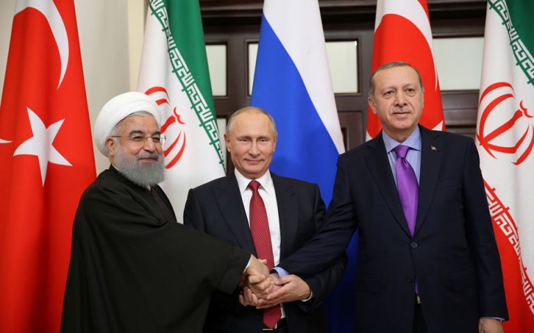 Συνάντηση Πούτιν, Ερντογάν, Ροχανί για λύση στο συριακό
