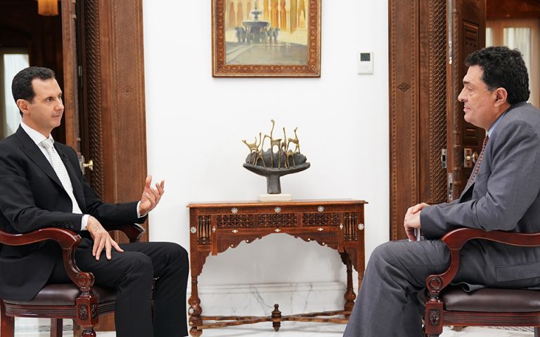 Αποκλειστική συνέντευξη του προέδρου της Συρίας Μπασάρ αλ Ασαντ στην «Κ»: «Κατασκευασμένες οι κατηγορίες για χημικά»