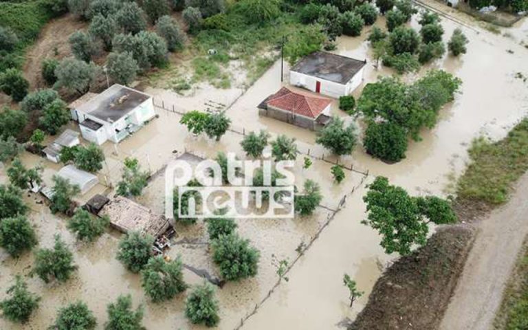 Πλημμύρες και καταστροφές στην Ηλεία (φωτογραφίες)