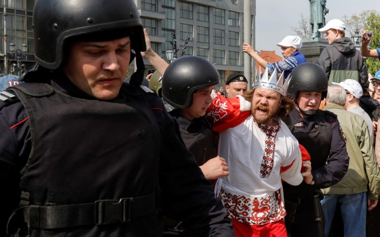 Ρωσία: Μαζικές συλλήψεις στις διαδηλώσεις διαμαρτυρίας κατά του Πούτιν – Συνελήφθη εκ νέου ο Αλεξέι Ναβάλνι
