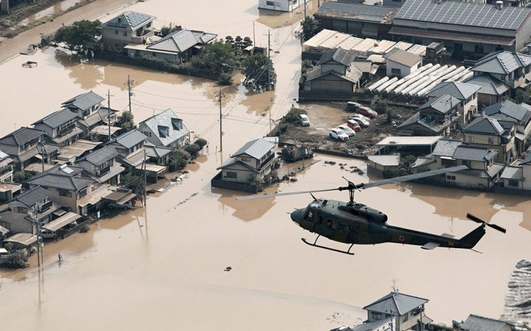 Τους 112 έφτασαν οι νεκροί από τις «φονικές» βροχοπτώσεις στην Ιαπωνία (φωτογραφίες)