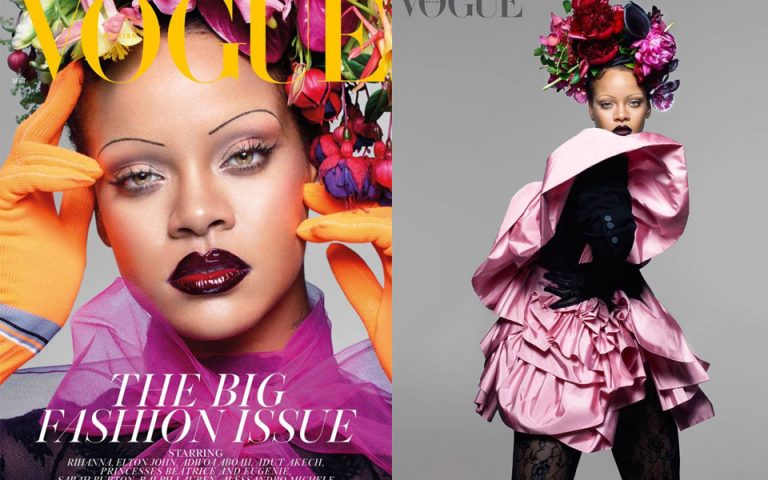 Η Rihanna σοκάρει με τα φρύδια της στο εξώφυλλο της Βρετανικής Vogue
