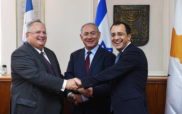 Τριμερής με Ισραήλ, Κύπρο, για ενέργεια και ασφάλεια