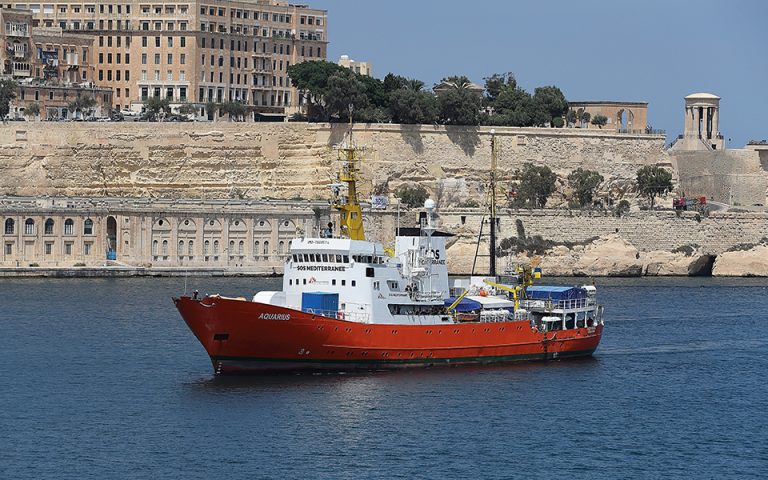 Στη Μάλτα οι 58 μετανάστες από το πλοίο «Aquarius»