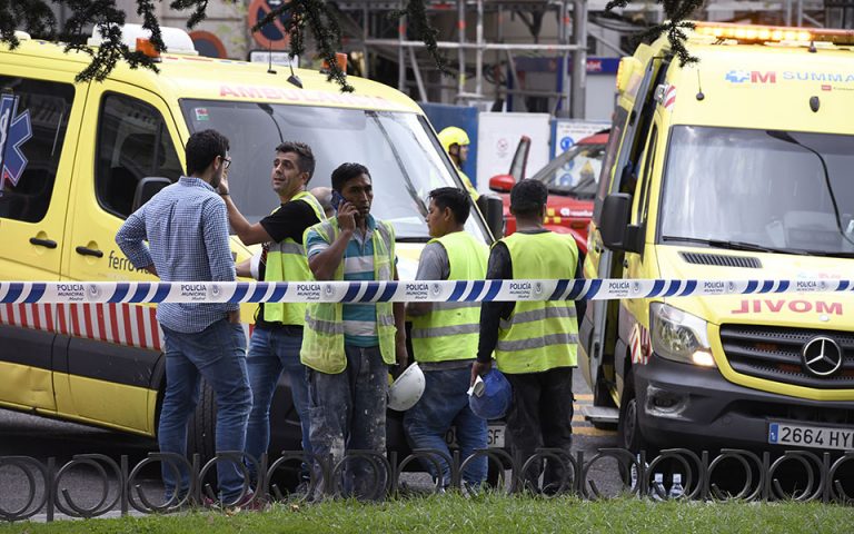 Μαδρίτη: Ενας νεκρός, δέκα τραυματίες από κατάρρευση σκαλωσιάς στο υπό ανακαίνιση ξενοδοχείο Ritz