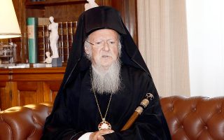 Ο Οικουμενικός Πατριάρχης κ.κ. Βαρθολομαίος.