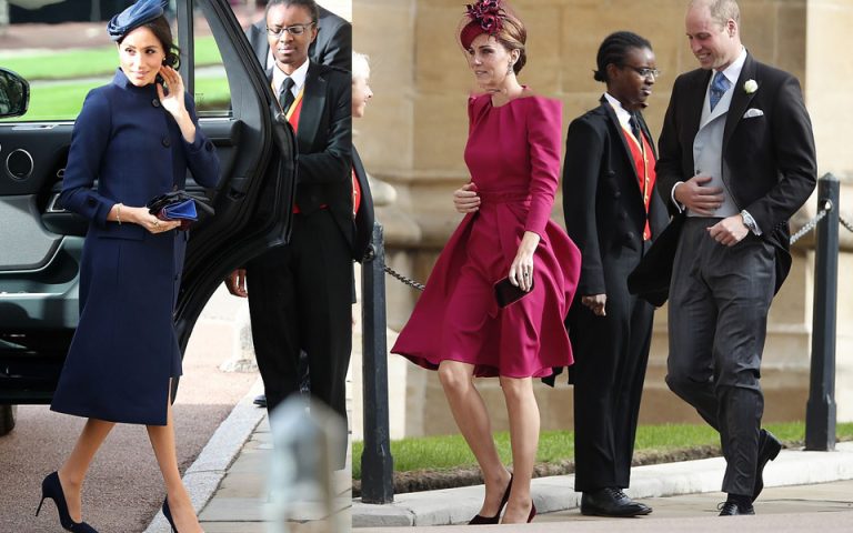 Kate Middleton VS Meghan Markle: Τι φόρεσαν στον γάμο της πριγκίπισσας Ευγενίας;
