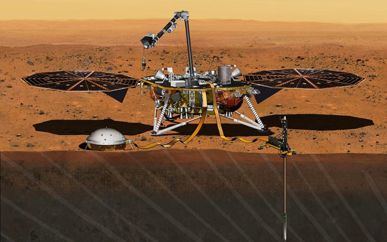 Προσεδαφίστηκε ομαλά στον Αρη το ρομπότ InSight