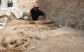 Φωτογραφία από τις ανασκαφές στην τοποθεσία Αΐν Μπουσερίτ, στην ανατολική Αλγερία.