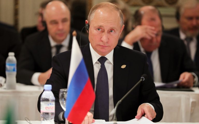 Ο Πούτιν κατήγγειλε στη G20 τη «μοχθηρή πρακτική» του εμπορικού προστατευτισμού
