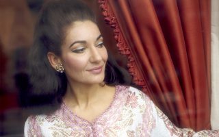 **TO GO WITH STORY TITLED CHRISTIAN STEINER**Maria Callas, seen in this undated photo by Christian Steiner, is one of the star musicians who have faced the camera of what the New York Times called 