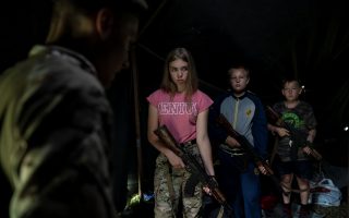 APTOPIX Ukraine Nationalist Youth Camp