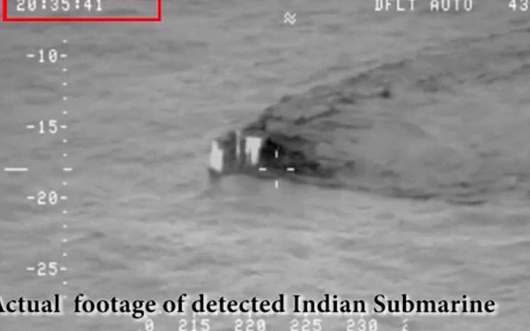 To ναυτικό του Πακιστάν εμπόδισε ινδικό υποβρύχιο να εισέλθει στα χωρικά ύδατα της χώρας