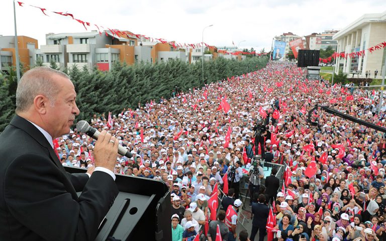 Ερντογάν: Mε τo αποτέλεσμα στην Κωνσταντινούπολη χάρηκαν πιο πολύ οι Ελληνες