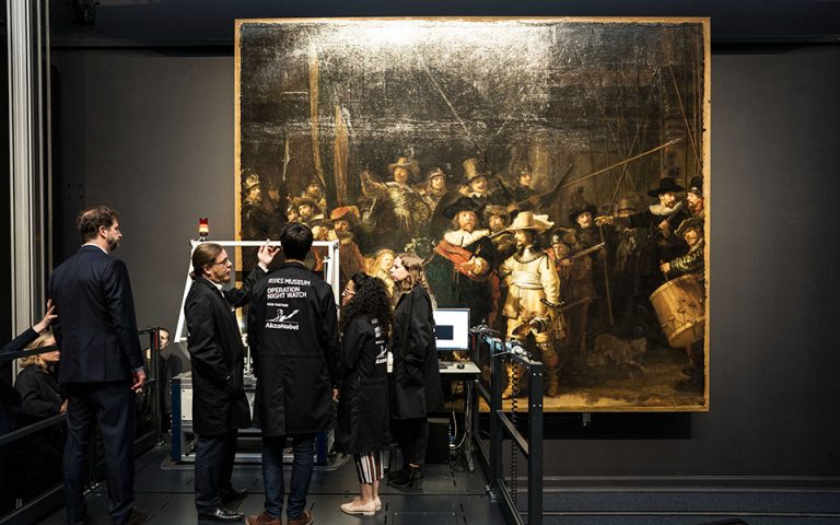 Με μάρτυρα το κοινό η αποκατάσταση πίνακα του Ρέμπραντ