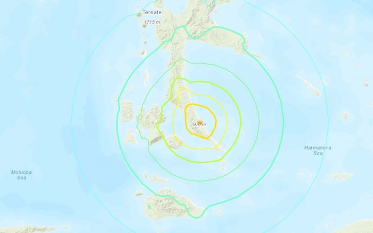Ινδονησία: Σεισμός 7,3 βαθμών σημειώθηκε στις Μολούκες, στο ανατολικό τμήμα της χώρας