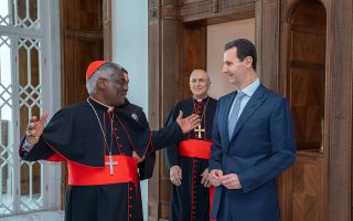 Ο καρδινάλιος Πίτερ Τουρκσόν μετέφερε στον Σύρο πρόεδρο Μπασάρ Ασαντ τη βαθιά ανησυχία του Πάπα Φραγκίσκου.