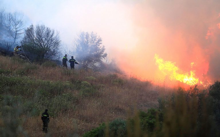 Πυρκαγιά στην ανατολική Μάνη