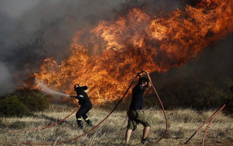 Πέντε εστίες πυρκαγιάς εκδηλώθηκαν μέσα σε λίγη ώρα στην Κεφαλονιά