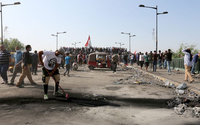 Ιράκ: Δύο διαδηλωτές σκοτώθηκαν στη Νασιρίγια – 26 τραυματίες στη Βαγδάτη