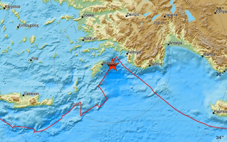 Σεισμός 5,1 Ρίχτερ στη Ρόδο – «Δεν συνδέεται με το ρήγμα της Ανατολίας», δήλωσε ο Ευ. Λέκκας