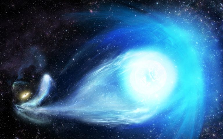 Ανακαλύφθηκε άστρο – πύραυλος που εκσφενδονίστηκε από τη μαύρη τρύπα του γαλαξία μας