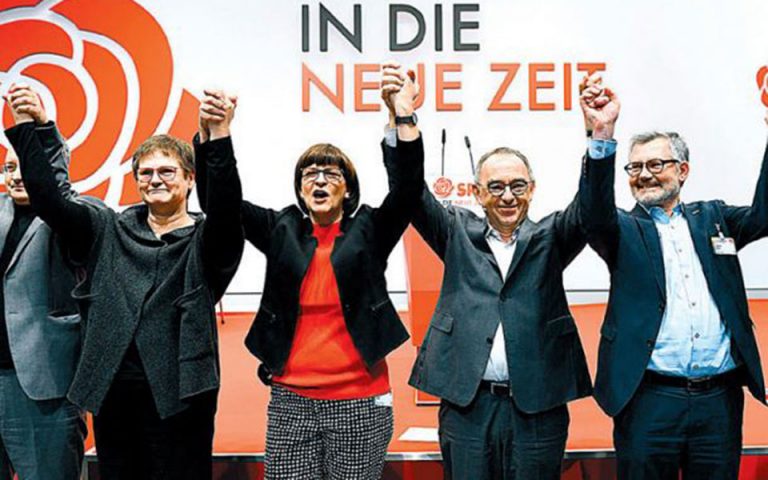 Απαιτήσεις του SPD, μετά την αριστερή στροφή του, προς CDU