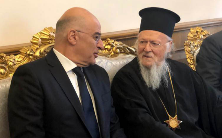 Στο Φανάρι ο Ν. Δένδιας – Συνάντηση με τον Οικουμενικό Πατριάρχη Βαρθολομαίο