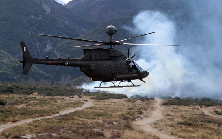 Για πρώτη φορά βολές ελικοπτέρων OH-58 Kiowa Warrior (φωτογραφίες)