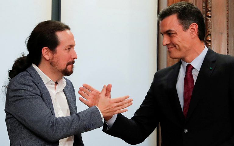 Ο επικεφαλής των Podemos αντιπρόεδρος στη νέα ισπανική κυβέρνηση