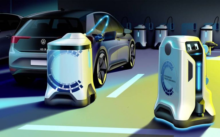 Αυτόνομα ρομπότ φόρτισης ηλεκτρικών αυτοκινήτων από τη Volkswagen