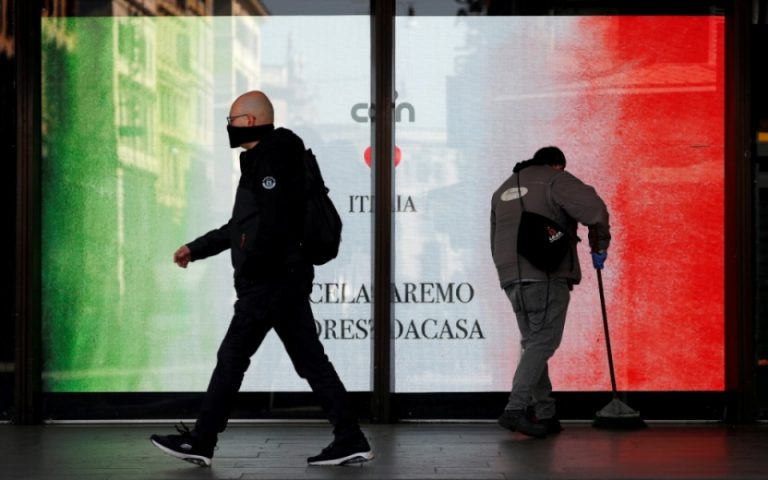 Μείωση – ρεκόρ στον αριθμό των κρουσμάτων στην Ιταλία