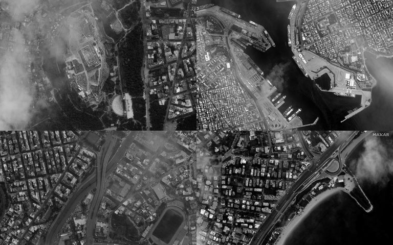 Ερημη πόλη- Δορυφορικές εικόνες της Αθήνας σε καραντίνα