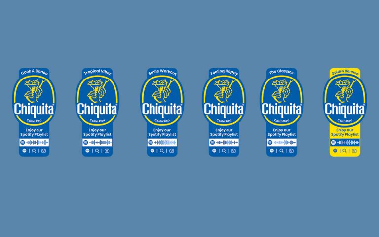 Συνεργασία Chiquita και Spotify για νέα μουσικά αυτοκόλλητα