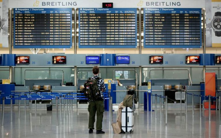 Αεροδρόμια: Πτώση 93% στην επιβατική κίνηση τον Ιούνιο