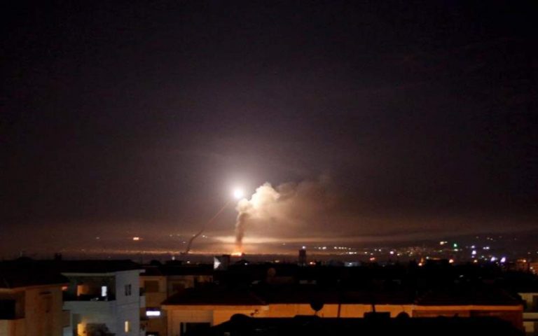 Ισραήλ: Μαχητικά αεροσκάφη επιτέθηκαν σε στρατιωτικούς στόχους στη Συρία
